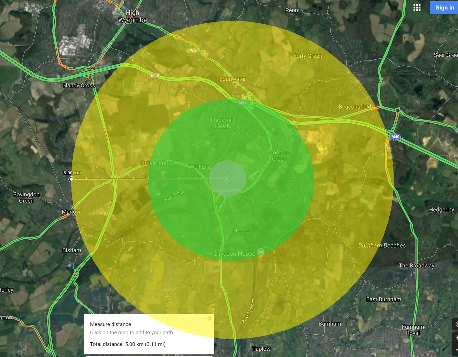 The new pool is situated at the top of New Road, Bourne End. Approximately how far away do you live from the proposed pool?