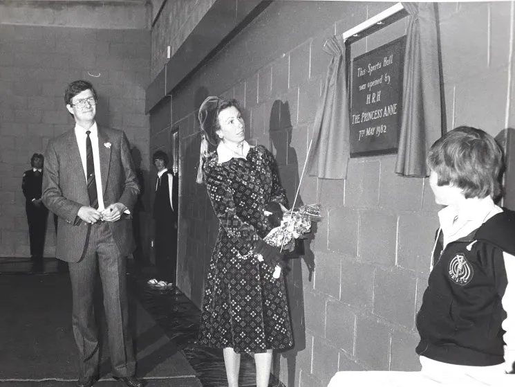 HRH Princess Anne with Graham Watson 1982